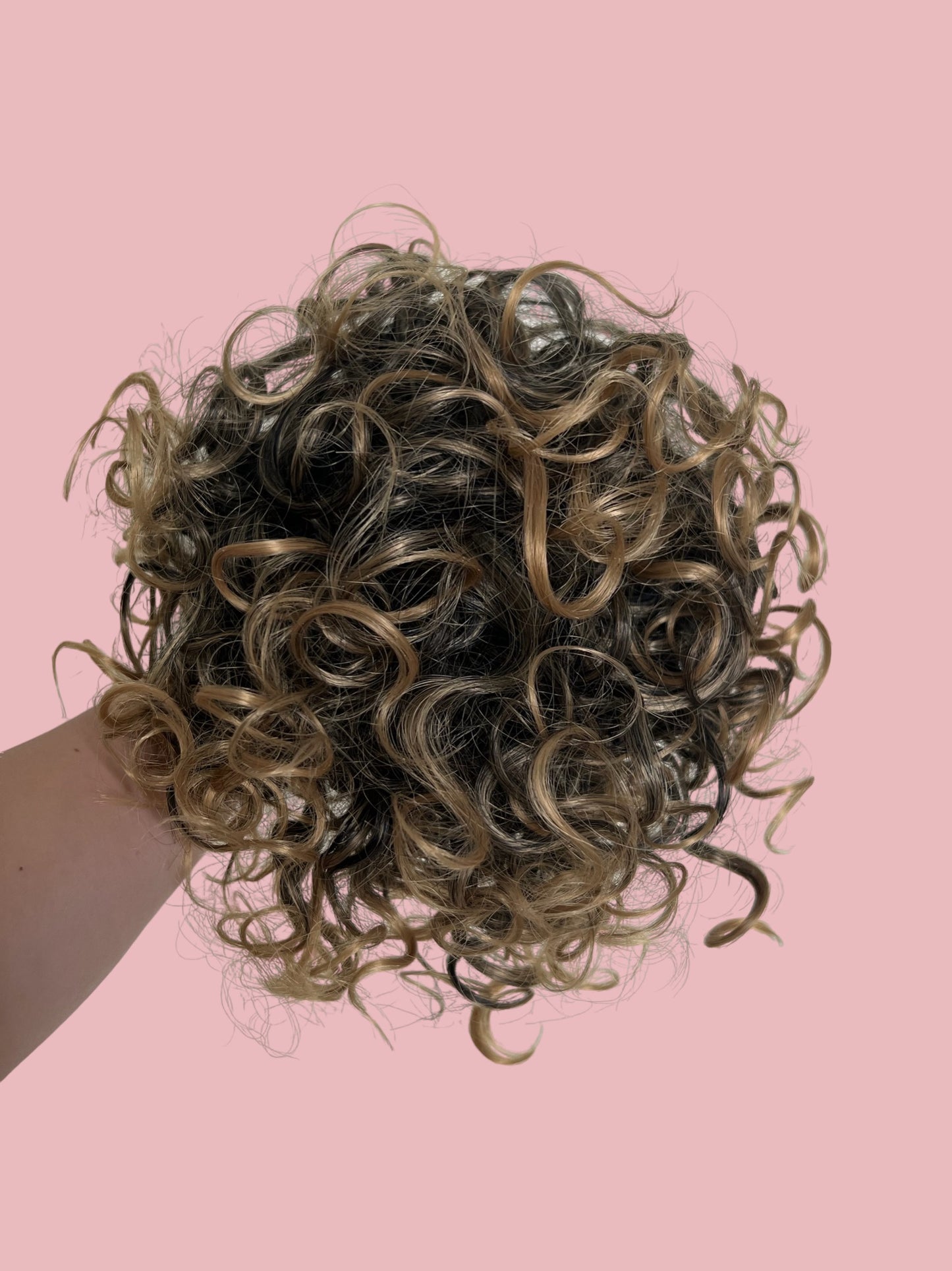 Curly Hair Bun